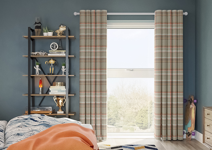 Macrae, Brown Tartan - Made to Measure Curtains - Image 3
